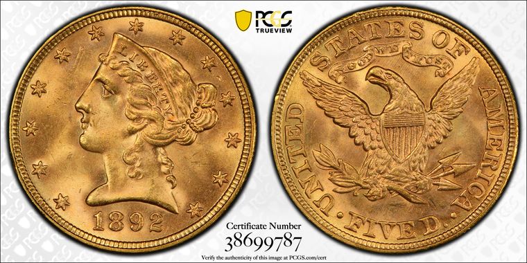 Cert 38699787 - Coin Image