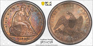 1844 $1 PR53