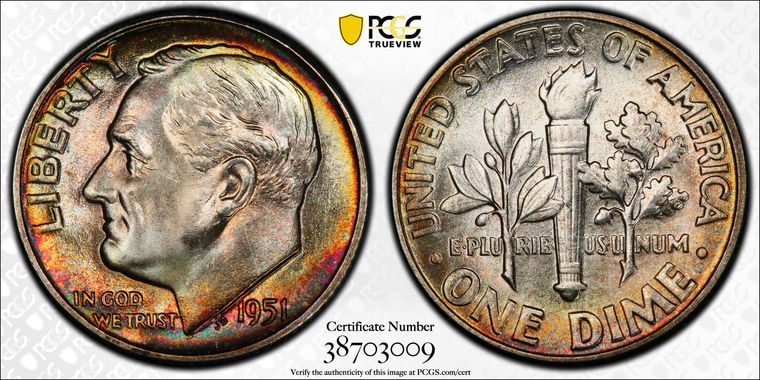 Cert 38703009 - Coin Image