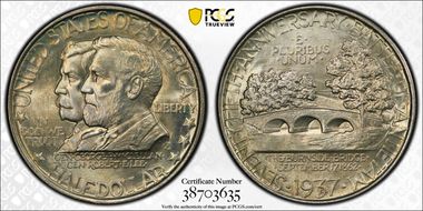 1937 50C Antietam MS67