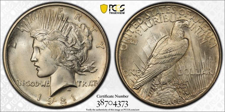 Cert 38704373 - Coin Image