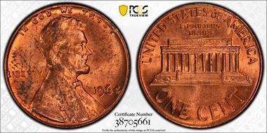 1964 1C MS63RD