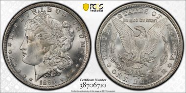 1890-O $1 MS65+