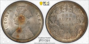 1876(C) Rupee SW-5.18 MS62