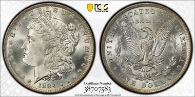 1884-O $1 MS67+