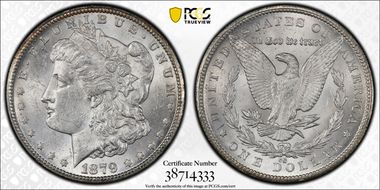 1879-CC $1 Capped Die MS61