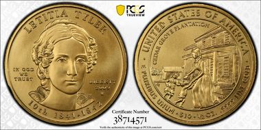 2009-W $10 Letitia Tyler MS69