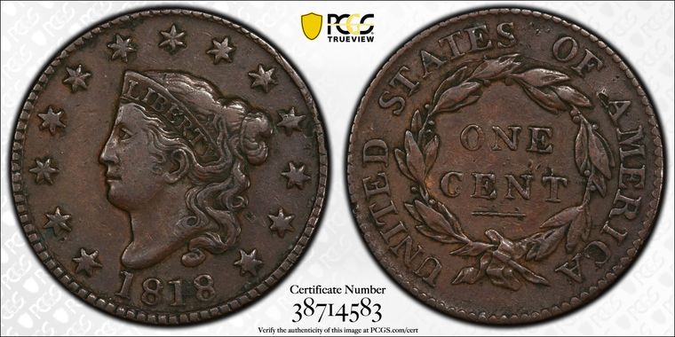 Cert 38714583 - Coin Image