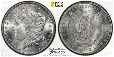 1891-CC $1 MS65