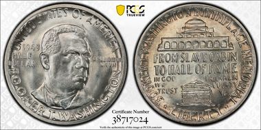 1949 50C Booker T. Washington MS66