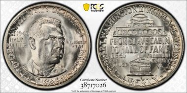 1949-S 50C Booker T. Washington MS66+