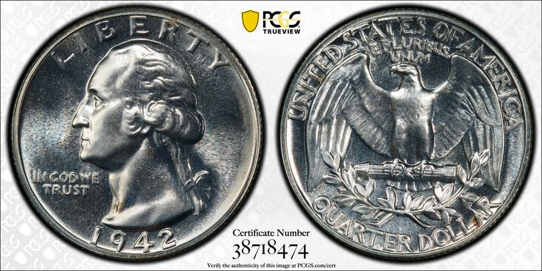 Cert 38718474 - Coin Image