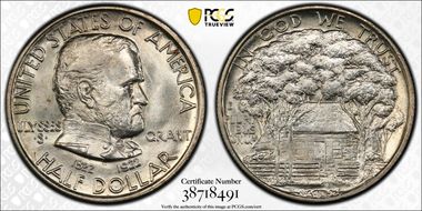 1922 50C Grant MS67
