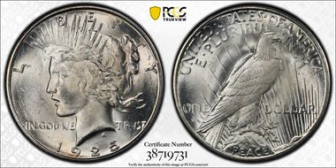 1925-S $1 MS63