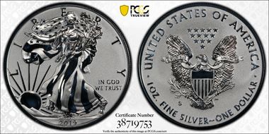 2019-S $1 Silver Eagle Enhanced Rev PR First Strike PR70
