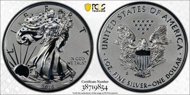 2019-S $1 Silver Eagle Enhanced Rev PR First Strike PR70