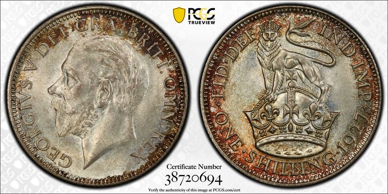 Cert 38720694 - Coin Image