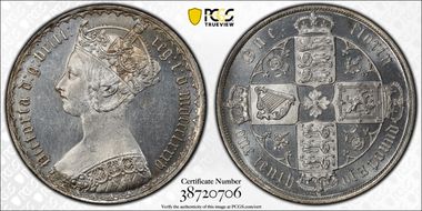 1885 Florin S-3900 MS64PL