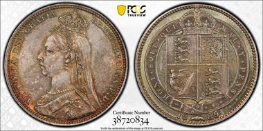 1889 Shil S-3927 Large Head MS65