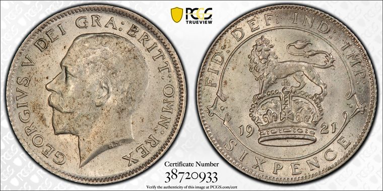 Cert 38720933 - Coin Image