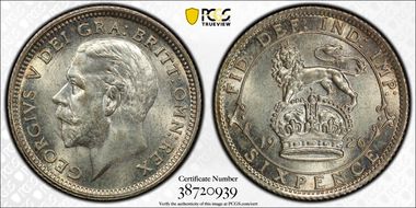 1926 6D S-4034 Mod Effigy MS67