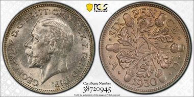 1930 6D S-4040 MS65+