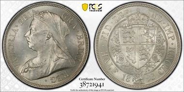 1893 1/2 Cr S-3938 MS64