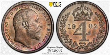 1902 4D S-3986 Matte PR65