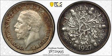 1927 6D S-4040 Acorn Rev PR67