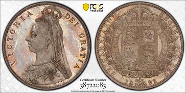 1892 1/2 Cr S-3924 MS65