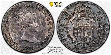 1839-M CL Real AU58