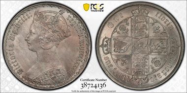 1886 Florin S-3900 MS64