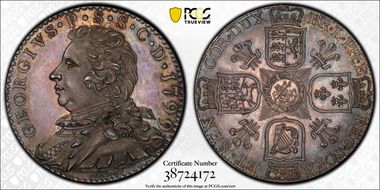 1799 P1/2 Cr St-31a Silver, Fullerton  Medal Alignment PR66