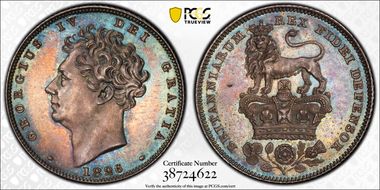 1826 6D S-3815 Bare Head MS64