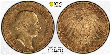 1905-E 20 Mk J-268 AU58