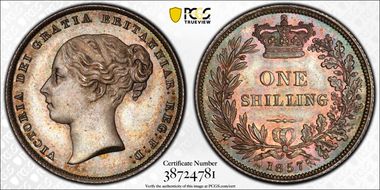 1857 Shil S-3904 MS66+