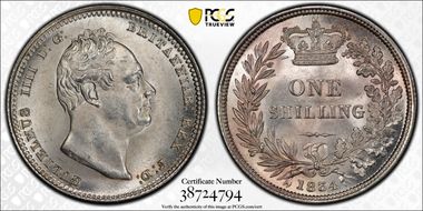 1834 Shil S-3835 MS64