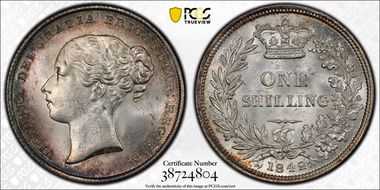 1842 Shil S-3904 MS64+