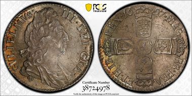 1697 6D S-3538 3rd Bust Large Crowns MS64+