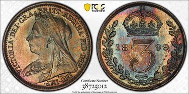 1899 3D S-3942 MS66