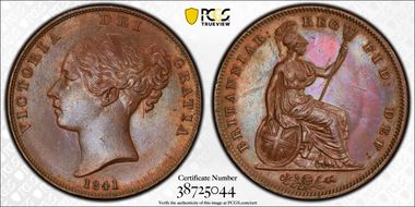 1841 1D S-3948 No Colon MS62BN