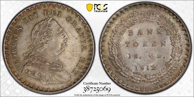 1812 1S 6D Esc-2114 Armoured Bust MS65