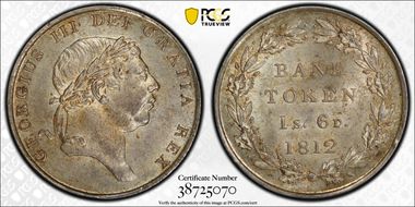 1812 18D S-3772 Esc-2115 Laureate MS65