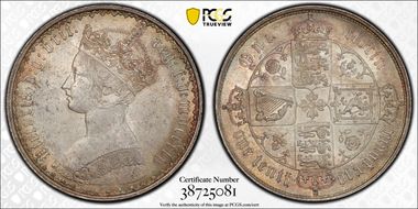 1855 Florin S-3891 MS64+