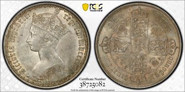 1856 Florin S-3891 MS64+