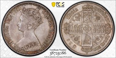 1865 Florin S-3892 MS66