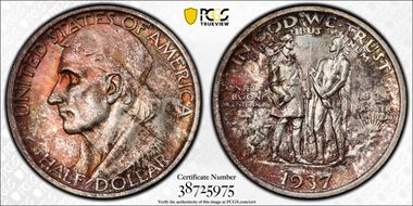 1937 50C Boone MS66+