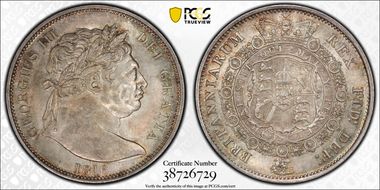 1816 1/2 Cr S-3788 MS64+