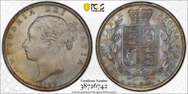 1883 1/2 Cr S-3889 MS65