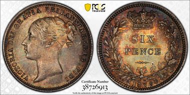 1879 6D S-3911 MS66